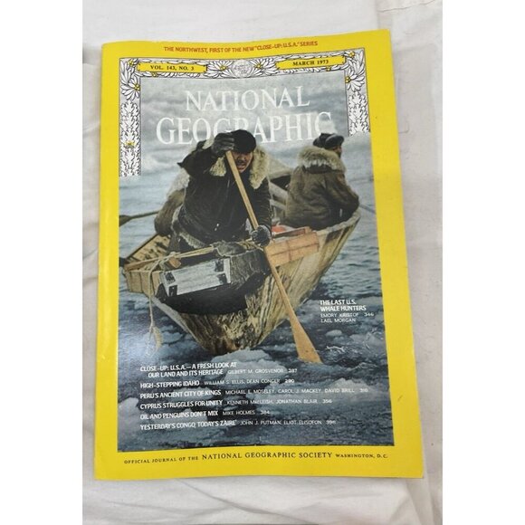 Vintage Nat Geo Jan–Jun 1973 Slipcover Set | Illustrated, Travel, Rare - Picture 11 of 16